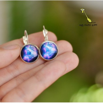 Серьги "Розовый туман". Sale